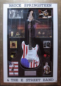 Framed Bruce Springsteen the E Street Band Guitar