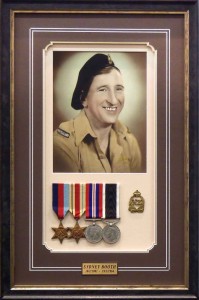 Framed War Medals