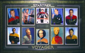 Framed Star Trek Collage