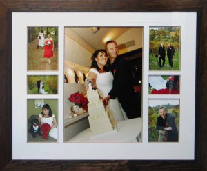 Framed Wedding Collage