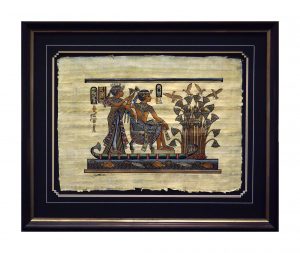 Framed-Matted-Egyptian-Papyrus